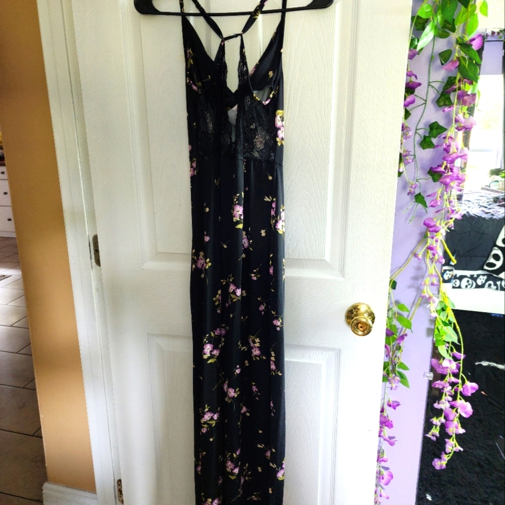 long floral dress